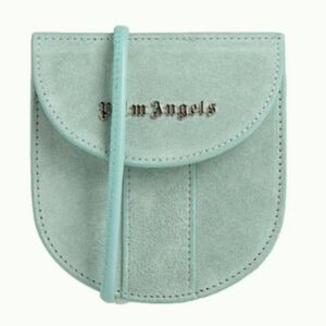 Palm Angles small suede cross body bag turquoise